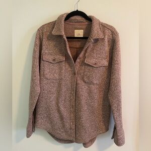 Thread and Supply shacket rose brown